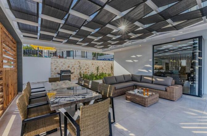 Cobertura / toldo de vidro (policarbonato também)